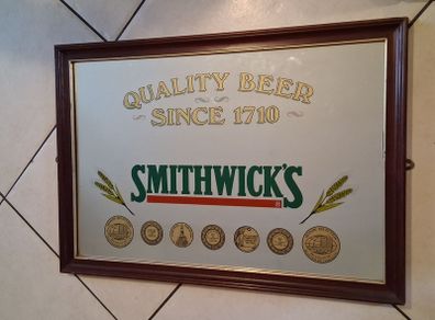 Large Smithwicks 1980s original Pub Mirror