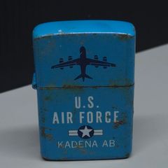 Vintage U.S. Air Force Kadena AB Petrol Lighter  Okinawa Military Collectible