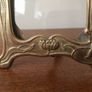 Antique Art Nouveau Brass Picture Frame Image 6