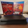 PS4 Slim (500GB) with Red Dead Redemption 2 and Spider-Man Image 2