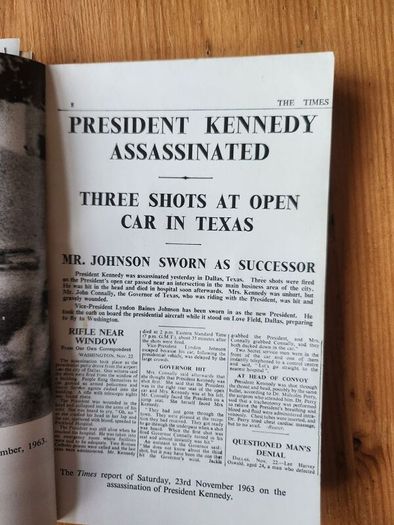 2 x Assassination. The Day The World Stood Still.by John Cottrell. 1964 Paperback In Only Fair Condition.  See Photos For Same. The second book is PROFILES IN COURAGE 1963 EDITION PAPERBACK IN GOOD CONDITION.