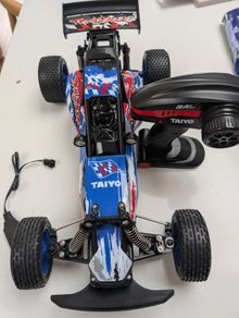 1:8 Taiyo Radio Control Trail Racer (Blue and White)