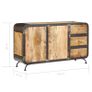 Sideboard 140x40x80 cm Solid Mango Wood Image 9