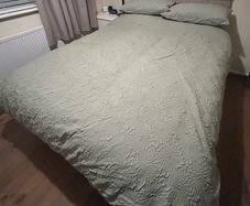 Double Bed, Mattress & Headboard