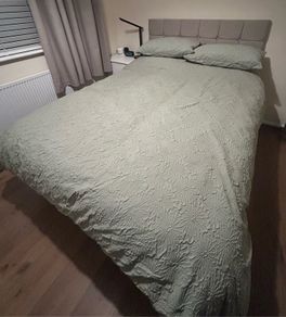 Double Bed, Mattress & Headboard