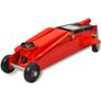 Low-Profile Hydraulic Floor Jack 3 Ton Red Image 2