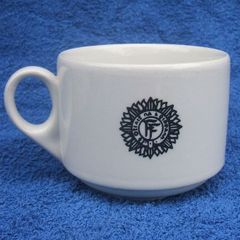 Irish Army (Oglaigh na hEireann) - an ex-army cup made by Carrigaline Pottery of County Cork