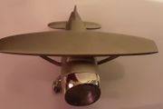 small aeroplane clock