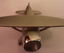small aeroplane clock