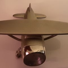 small aeroplane clock