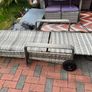 Rattan sun lounger Image 2