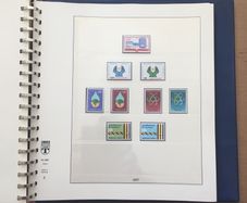 1951-1980s United Nations Stamp Collection Mint Never Hinged (MNH) in Lindner Pages housed in album (60 images showing contents)