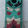 Vintage Handmade Turquoise Seed Bead  Bracelet Image 7
