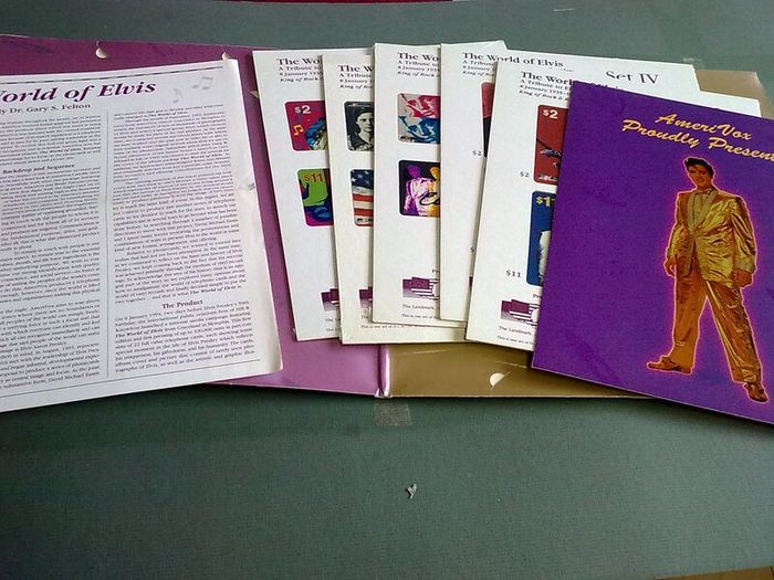 The World of Elvis AmeriVox callcard collection Elvis Presley