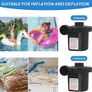Electric Pump for Inflatables with 3 Nozzles, AC 240V/DC 12V 50W High Power Electric Air Pump for Air Bed Mattress Inflatables Paddling Pool Beach Toys, Fill Inflator Deflator Image 4