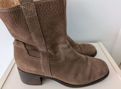 Brown Suede Boots