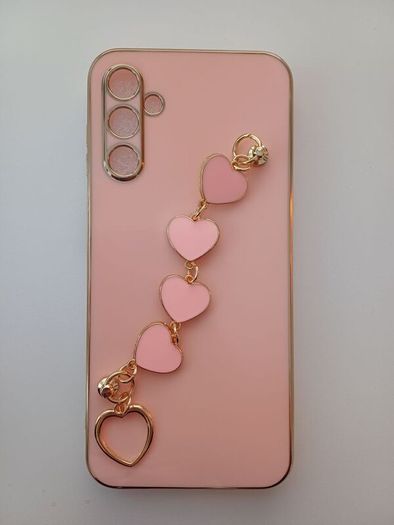 Samsung phone case with hand chain for Samsung A14 5G