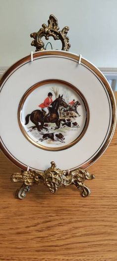 decorative hunter plate