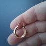 9k Gold hooped Earrings(1.9 grams) Image 10