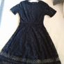 Black lace midi dress Image 2