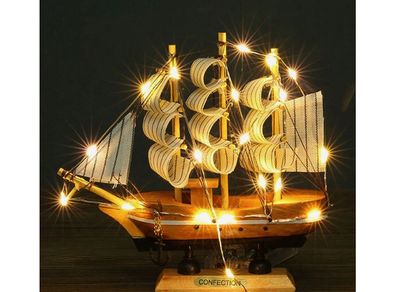 Vintage Style Marine Decoration with lights - great gift