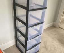 5 drawer storage tower
