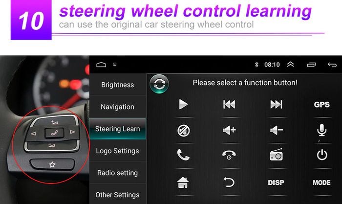 4G Android 8.1 2 Din Car Radio bluetooth multimedia video player For Ford Focus S-Max Mondeo 9 Kuga Galaxy C-Max navigation GPS audio 2din