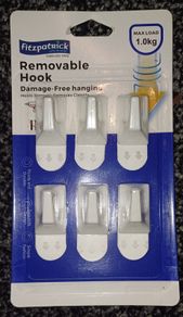 Removable Hook 6 in pk