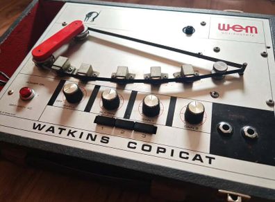 1970s WEM Watkins Copicat MKIV Tape Echo Effects Unit Pedal