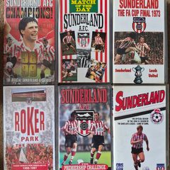 Sunderland VHS collection x 6