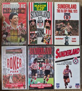 Sunderland VHS collection x 6