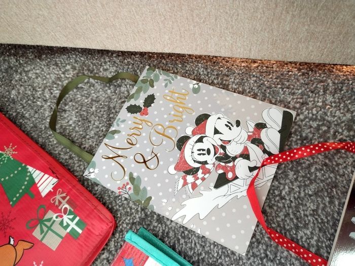 Box Of New as New Disney Christmas Ornaments and Gifts