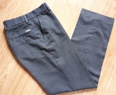 Boys Grey School Trousers. Age 11-12