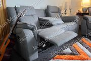 Mica Reclining Sofa - Grey