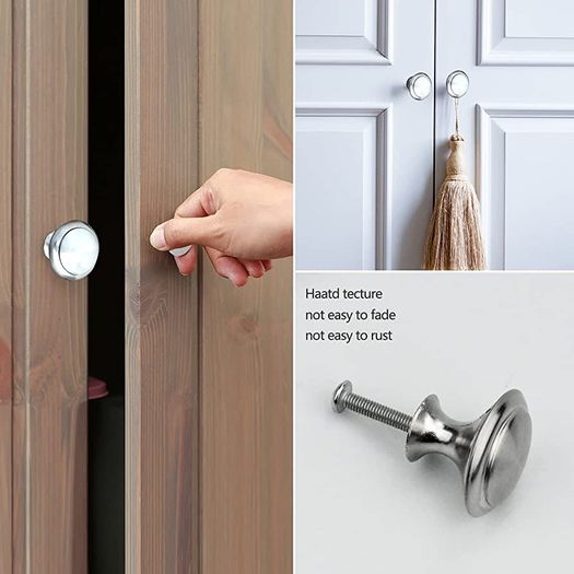 30mm Cabinet Knobs, Round Mushroom Drawer Knobs Handles for Kitchen Cabinet Drawer Wardrobe Furniture (FREE POSTAGE)