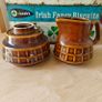 Vintage Retro 1960s, Polish, Pruszkow Glazed Ceramic Milk Cream Jug and Sugar Bowl, Image 2
