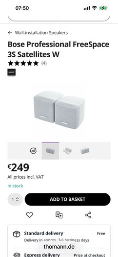 Bose Cube Speakers
