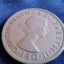1959 Two Shilling Coin. Elizabeth. Image 2