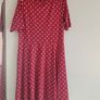 Red Polka dot midi Wallis dress size UK14 EU42 Perfect condition Postage included Image 2