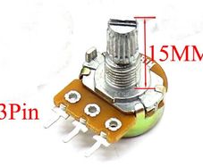 WH148 Potentiometer 3Pin 15mm Shaft Amplifier B100K