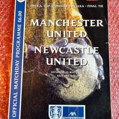 1999 FA Cup Final Programme. Man Utd Vs Newcastle Utd (year of the treble)
