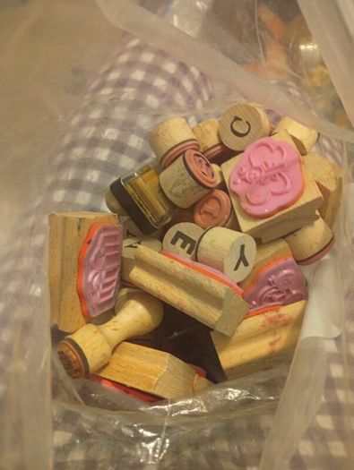 Stamps, Clay, Gold leaf craft supplies
