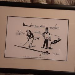 The cheating golfer