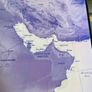 Bateel French Lacquered Wood Date Gift Box with Map of Arabian Peninsula UAE Image 7