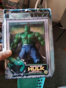 Vintage Super Poseable Punching Hulk Movie 2003 Figure Avengers Toybiz