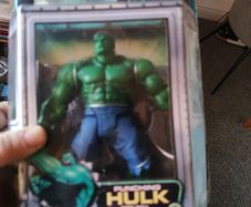 Vintage Super Poseable Punching Hulk Movie 2003 Figure Avengers Toybiz