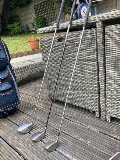 Full set golf clubs and bag