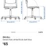Ikea desk swivel chair Image 3