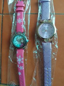 2 womans watches with leather straps