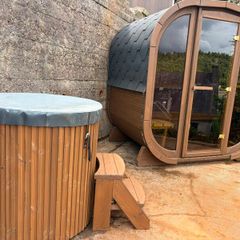 Cube sauna,/Barrel sauna